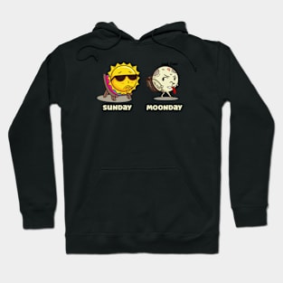 Sun and unfair life of Moon - funny puns Hoodie